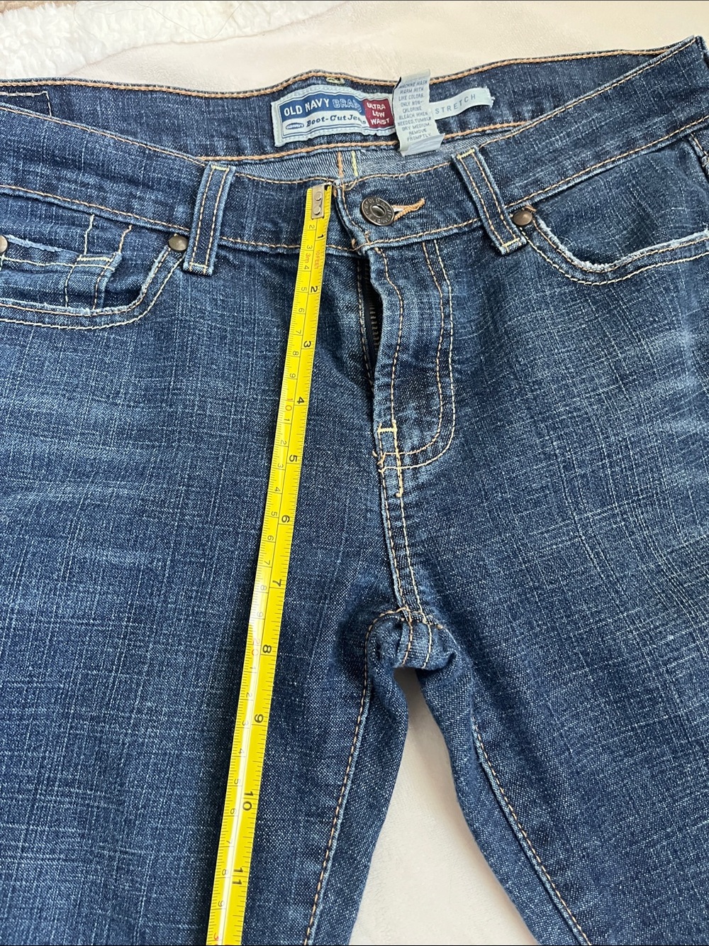 Old navy boot cut jeans ultra low waist - Picture 7 of 8
